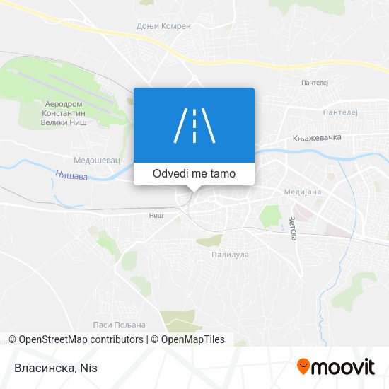 Власинска mapa