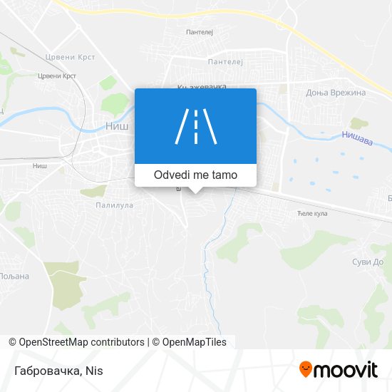 Габровачка mapa
