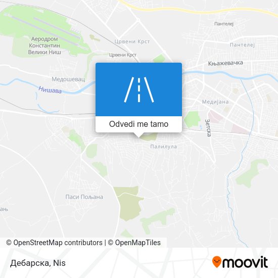Дебарска mapa