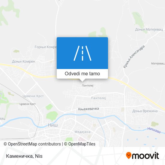 Каменичка mapa