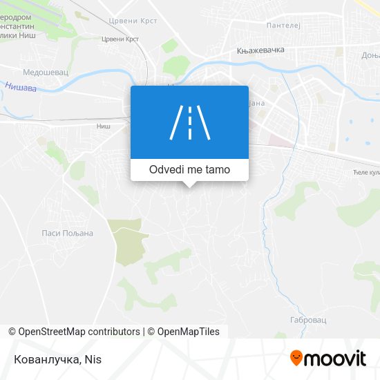 Кованлучка mapa