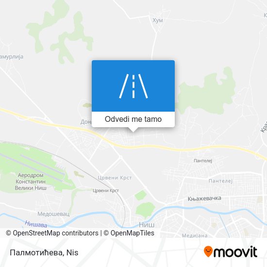 Палмотићева mapa