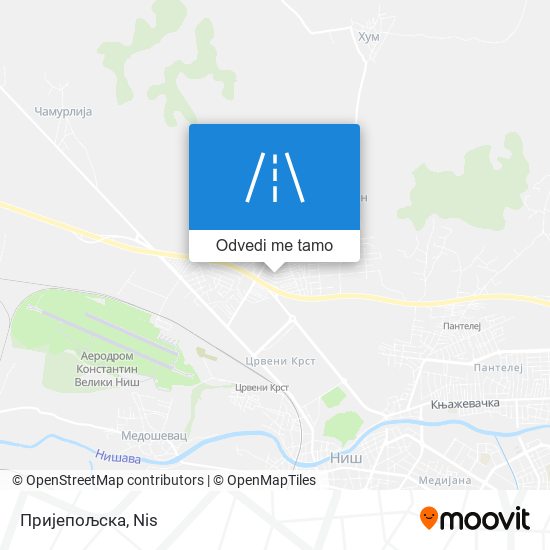 Пријепољска mapa