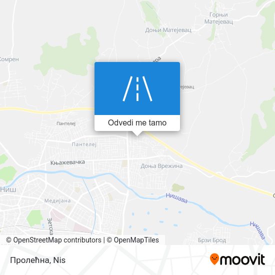 Пролећна mapa