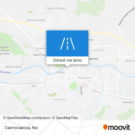 Светосавска mapa