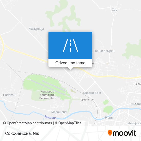 Сокобањска mapa