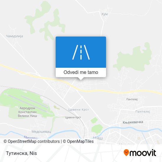 Тутинска mapa