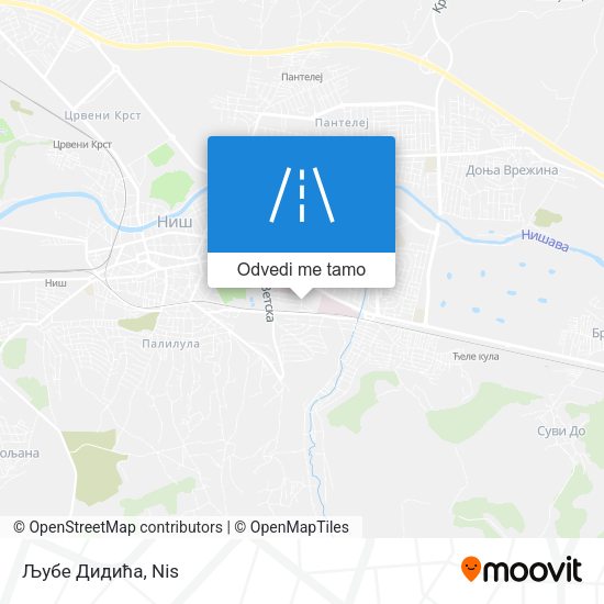 Љубе Дидића mapa