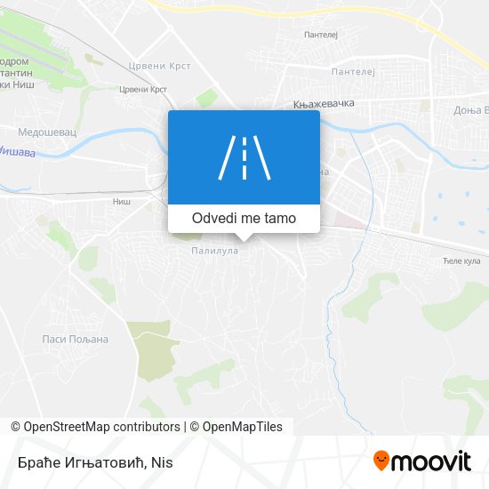Браће Игњатовић mapa