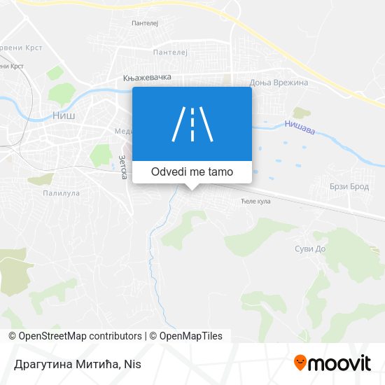 Драгутина Митића mapa