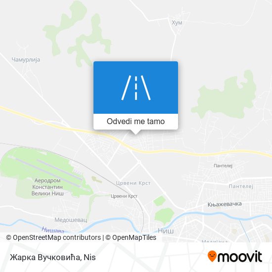 Жарка Вучковића mapa