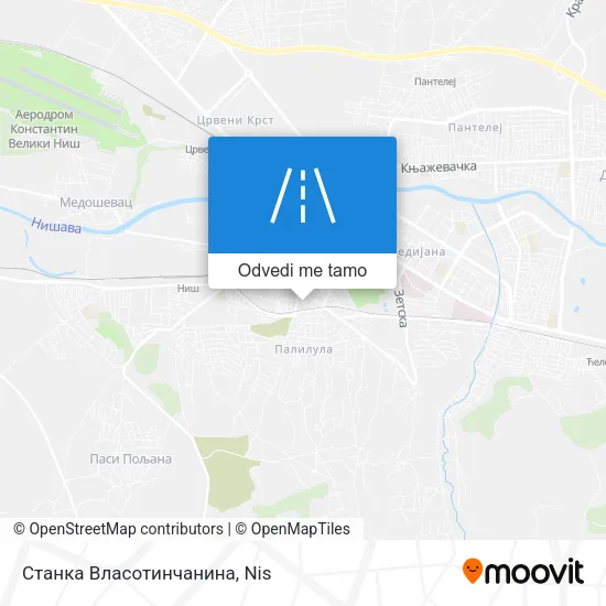 Станка Власотинчанина mapa