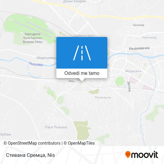 Стевана Сремца mapa