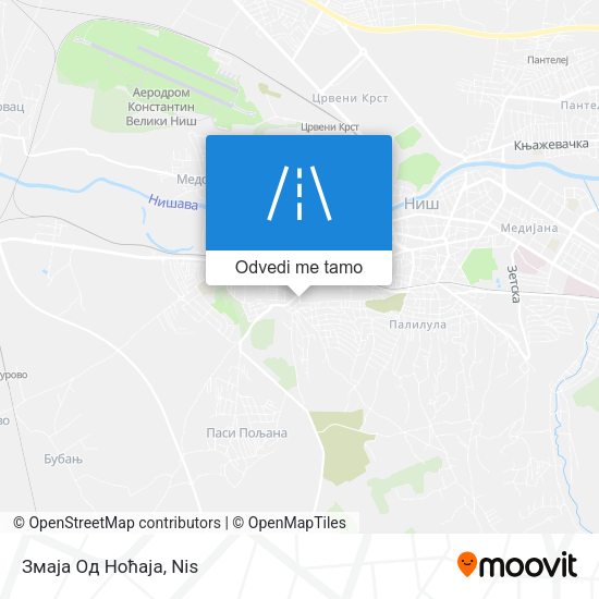 Змаја Од Ноћаја mapa