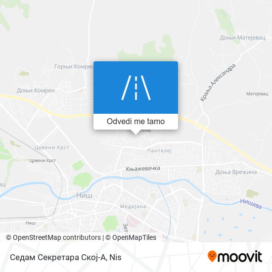 Седам Секретара Ској-А mapa