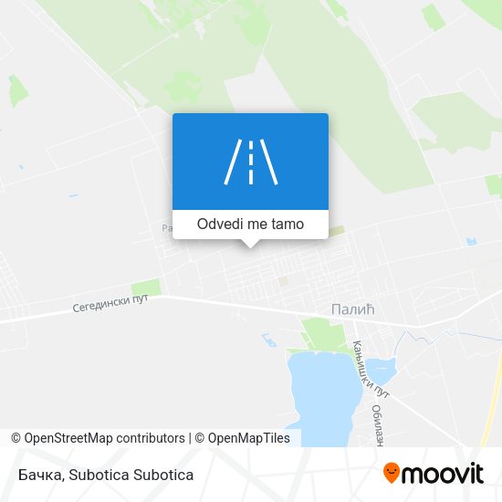 Бачка mapa
