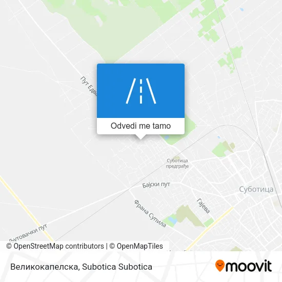 Великокапелска mapa
