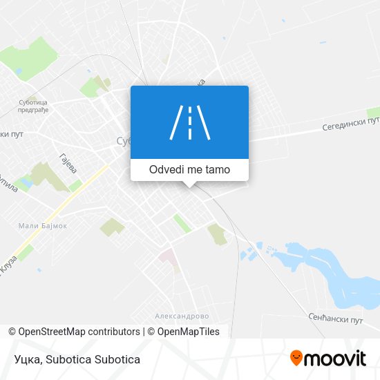Уцка mapa