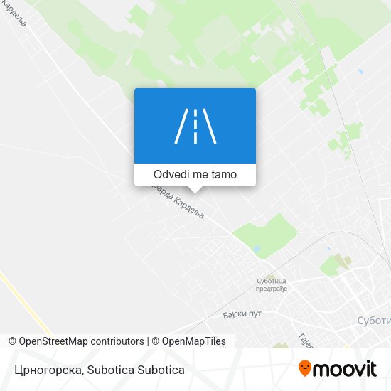 Црногорска mapa