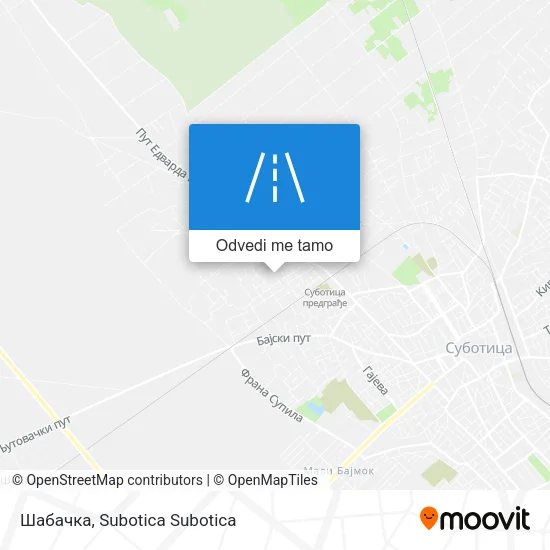 Шабачка mapa