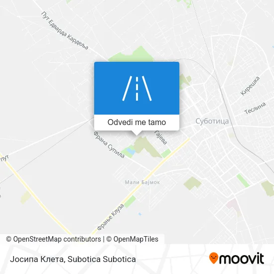 Јосипа Клета mapa