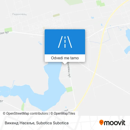 Викенд Насеље mapa