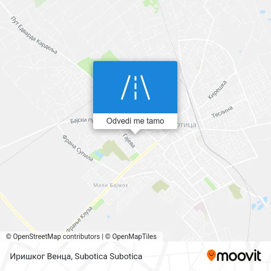 Иришког Венца mapa