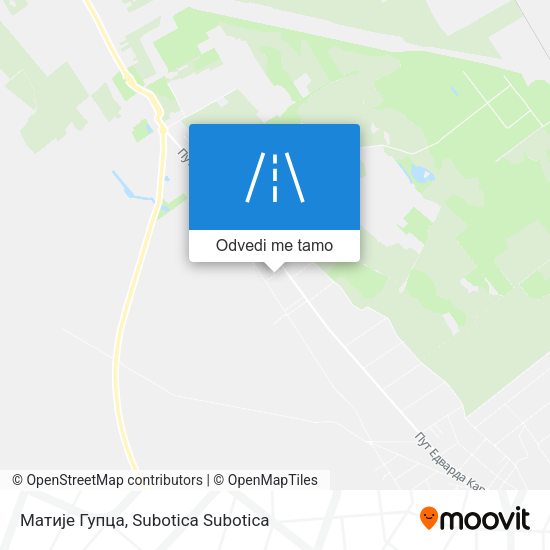 Матије Гупца mapa
