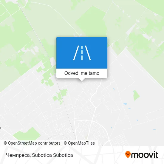 Чемпреса mapa