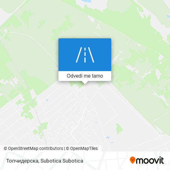 Топчидерска mapa