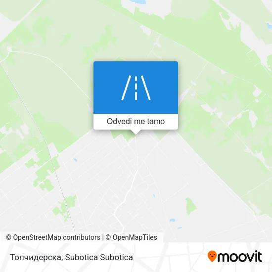 Топчидерска mapa