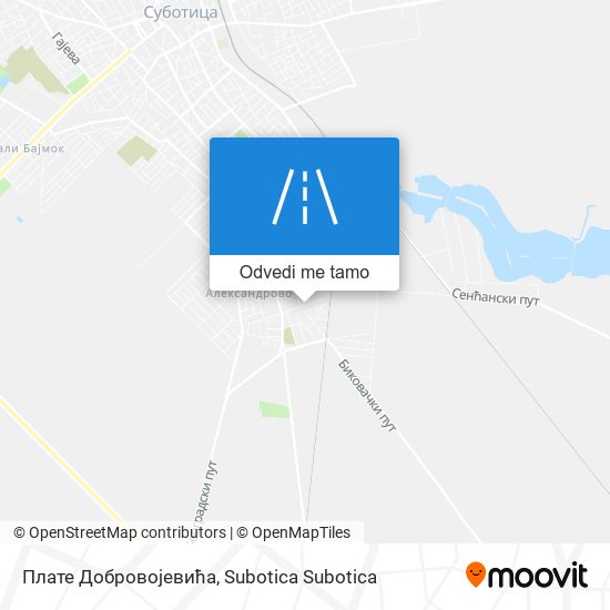 Плате Добровојевића mapa