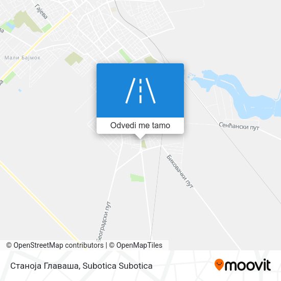Станоја Главаша mapa