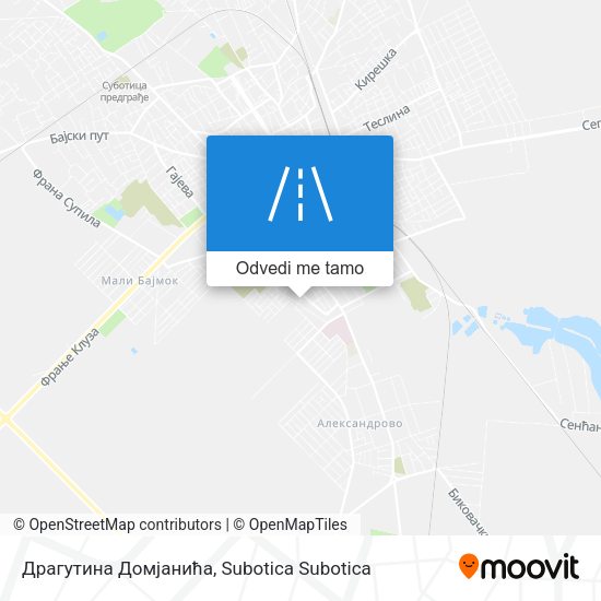 Драгутина Домјанића mapa