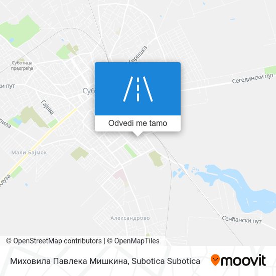 Миховила Павлека Мишкина mapa