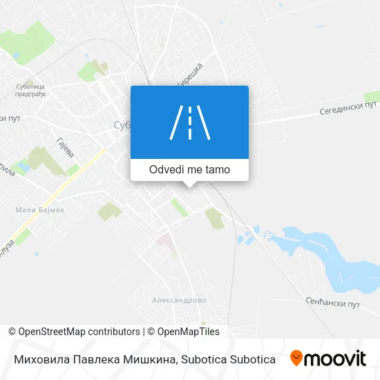 Миховила Павлека Мишкина mapa