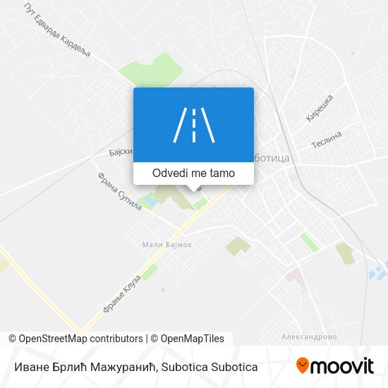 Иване Брлић Мажуранић mapa