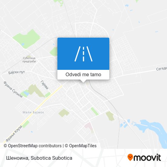 Шеноина mapa