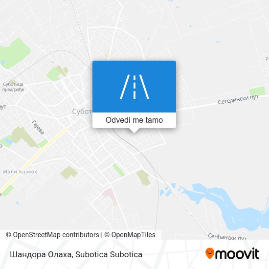 Шандора Олаха mapa