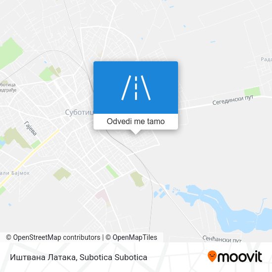 Иштвана Латака mapa