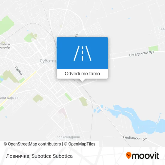Лозничка mapa