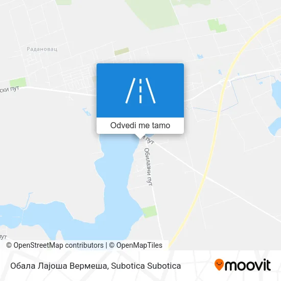 Обала Лајоша Вермеша mapa