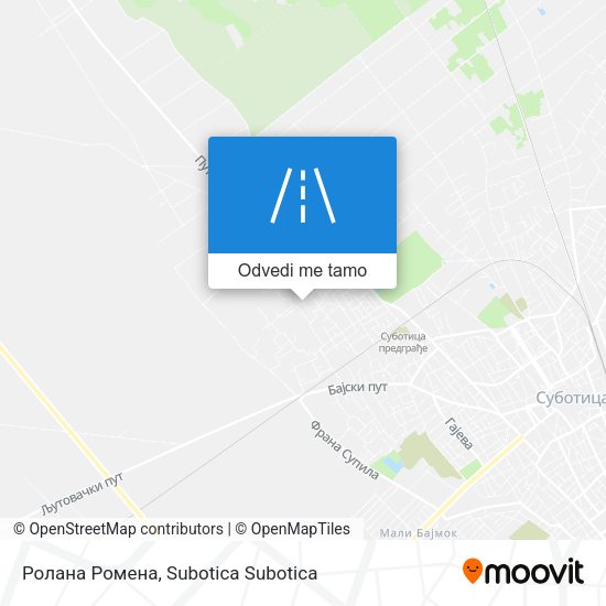 Ролана Ромена mapa