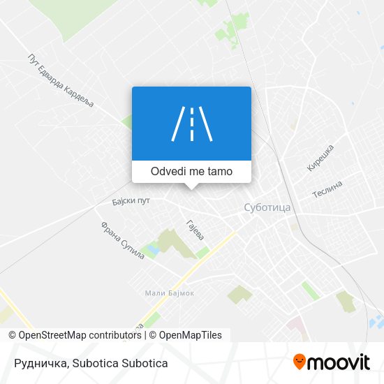 Рудничка mapa