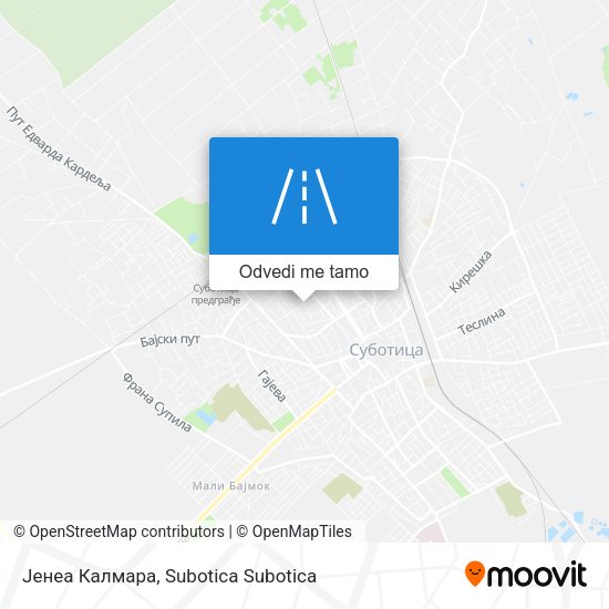 Јенеа Калмара mapa