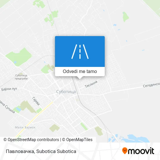 Павловачка mapa