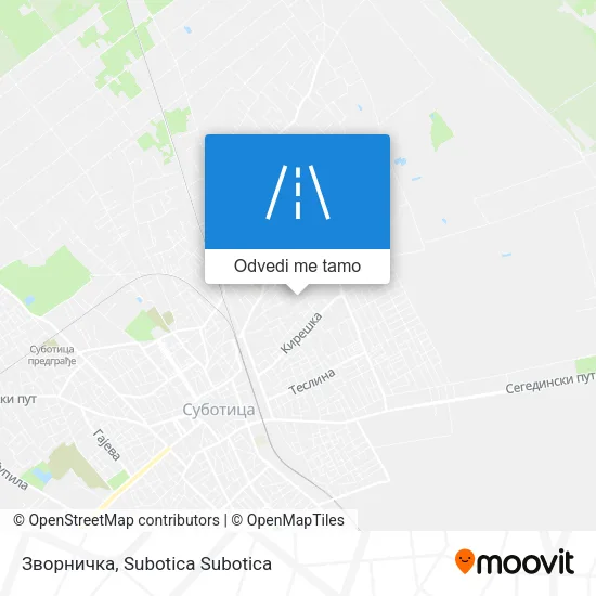 Зворничка mapa