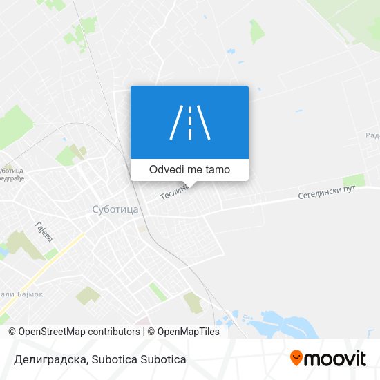 Делиградска mapa