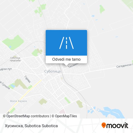 Хусинска mapa