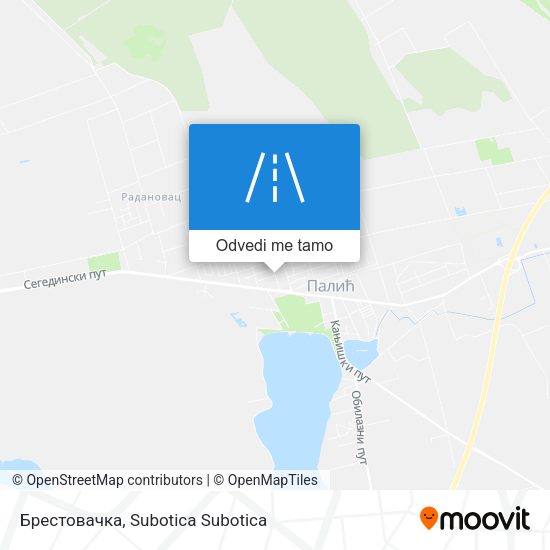 Брестовачка mapa